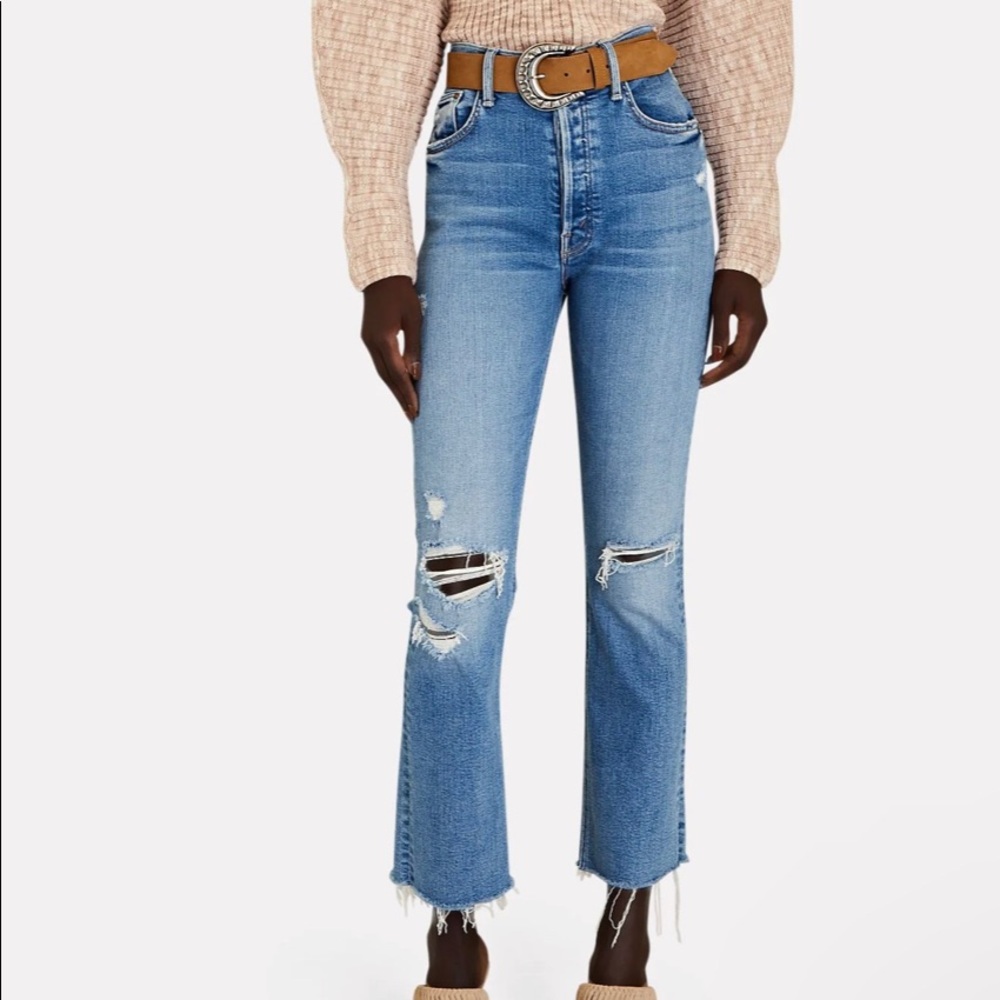 EUC MOTHER DENIM - Tripper Ankle Fray - Play Like a Pirate - Size 26